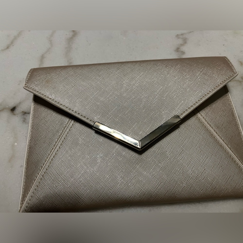 Elegant Silver Clutch Bag